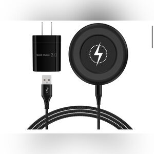 Source Unknown Black Wireless Charger Set